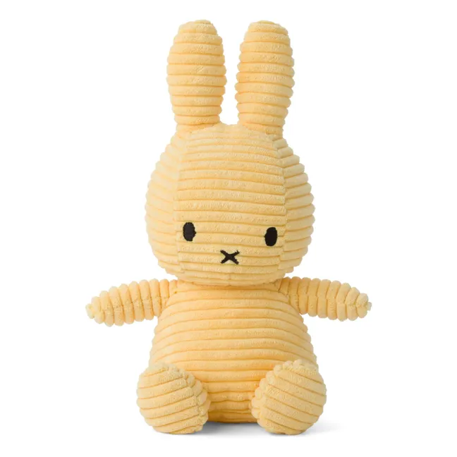 Peluche Miffy en velours côtelé | Ocker