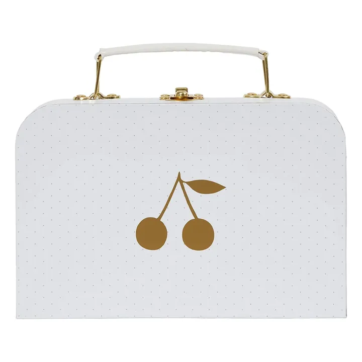Coffret naissance valisette à pois doré- Image produit n°4