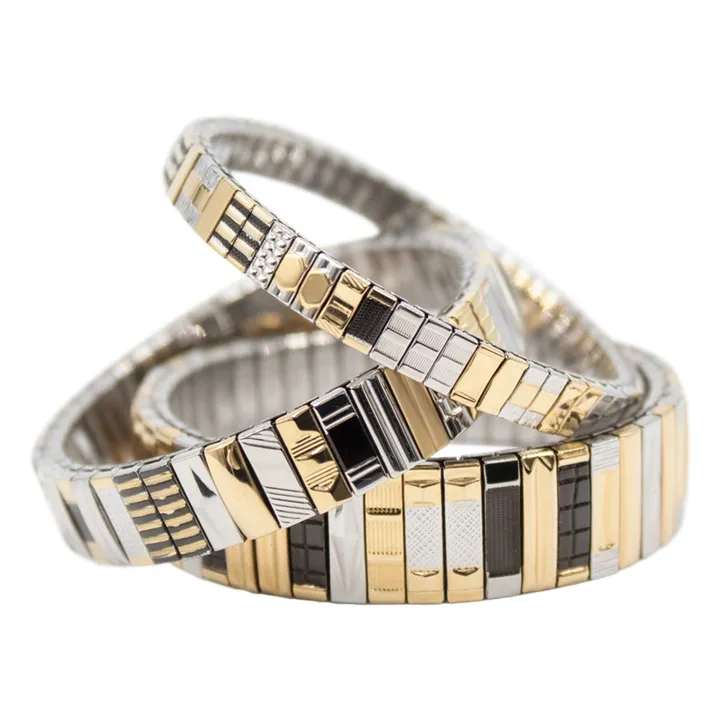 Bracelet SIG 10 | Noir/Doré/Argenté- Image produit n°5
