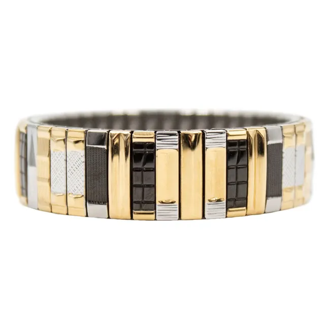 Bracciale SIG 14 | Nero/Oro/Argento
