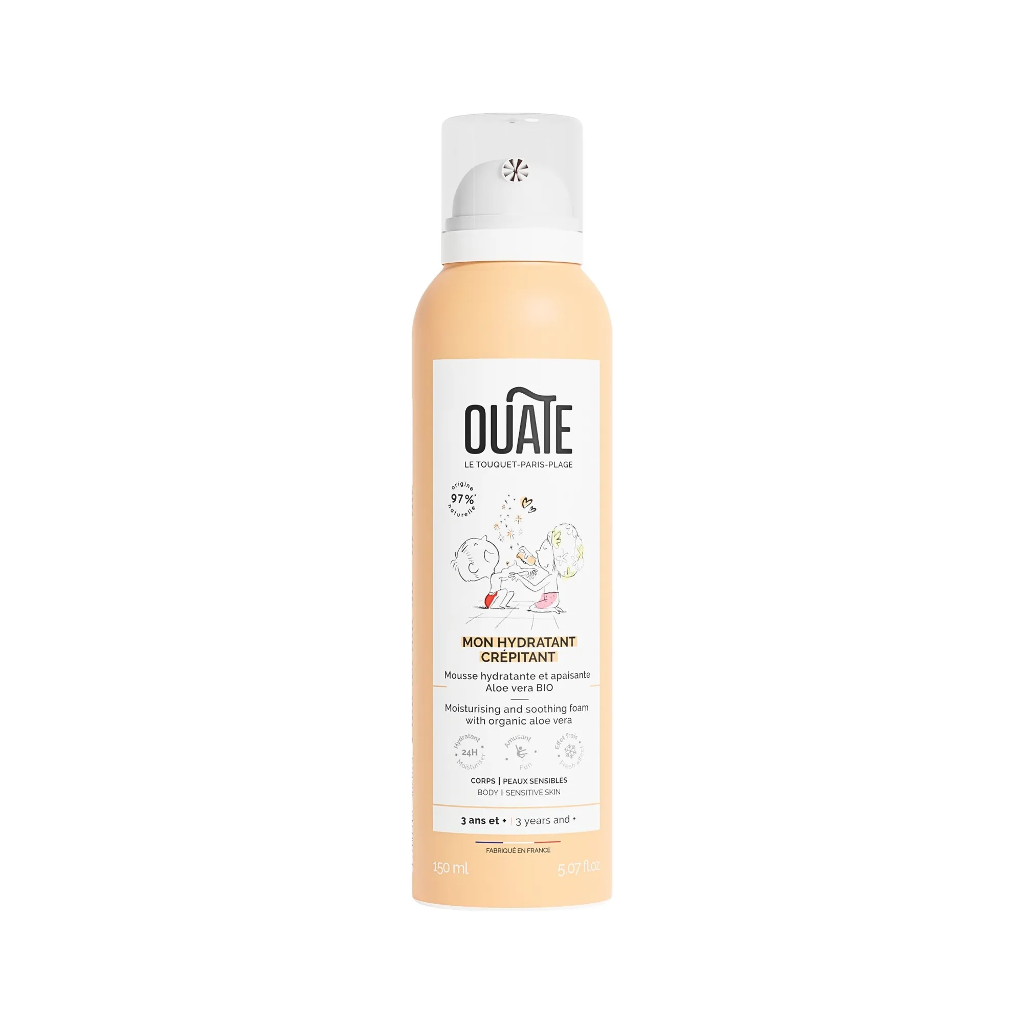 Ouate - Mousse hydratante Mon hydratant crépitant - 150 ml (Ouate) - Couverture