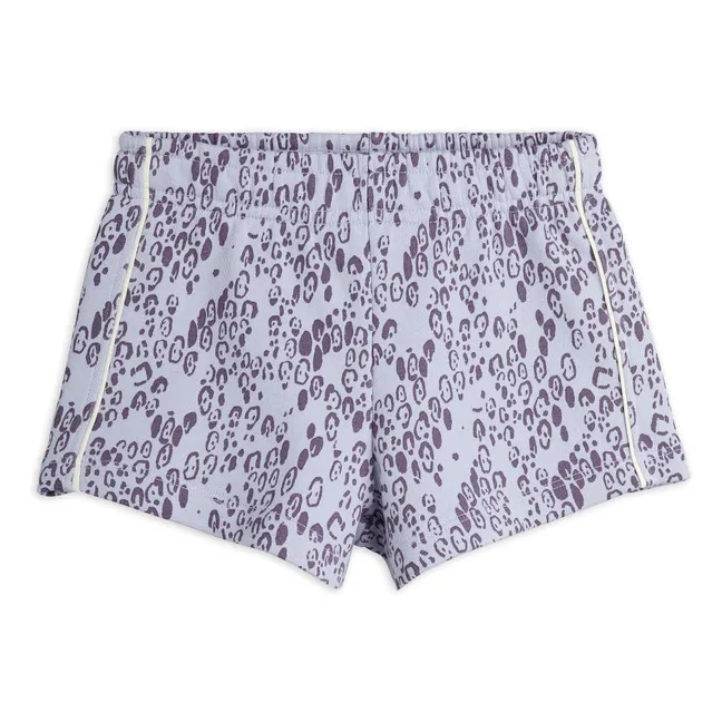 Short Léopard Coton Bio | 	Lilas