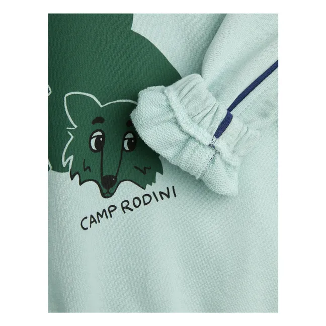 Sweatshirt Camp Rodini Bio-Baumwolle | Türkis