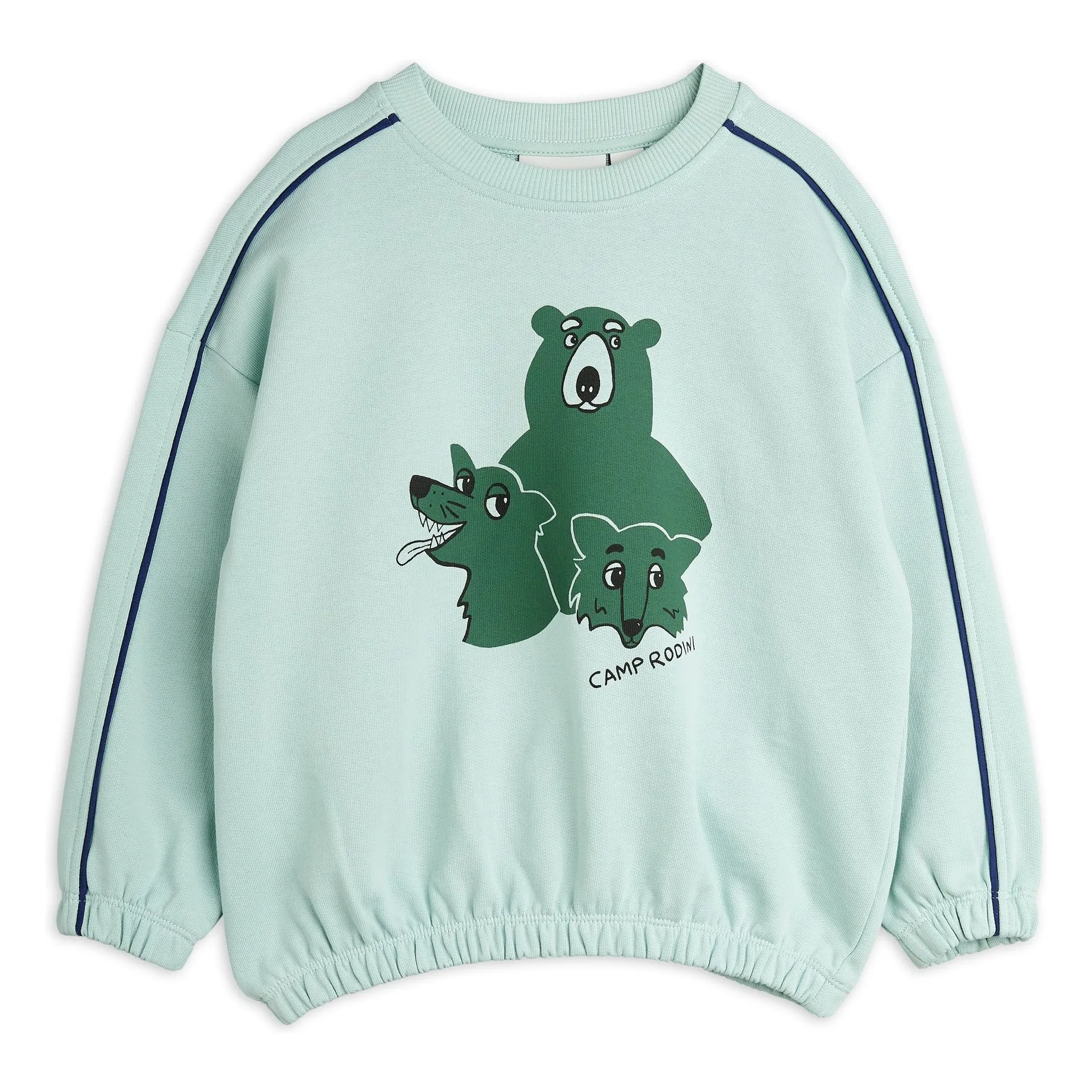 Mini Rodini Turquoise Camp Rodini Organic Cotton Sweatshirt