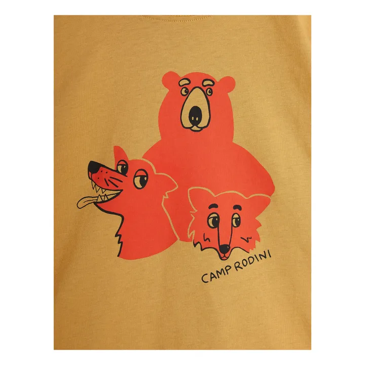 T-shirt Camp Rodini Coton Bio | Camel- Image produit n°2