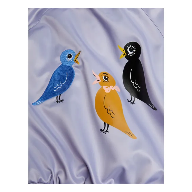 Bomber Birds Fibres Recyclées | 	Lilas