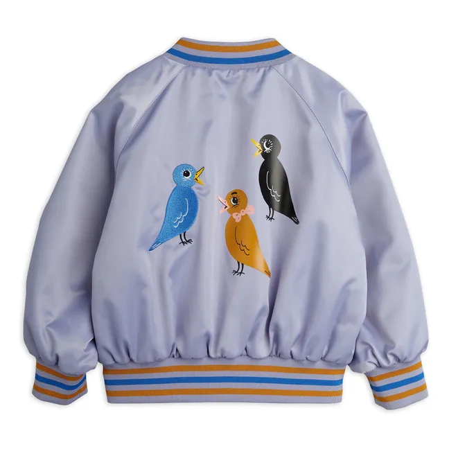 Bomber Birds Fibres Recyclées | 	Lilas