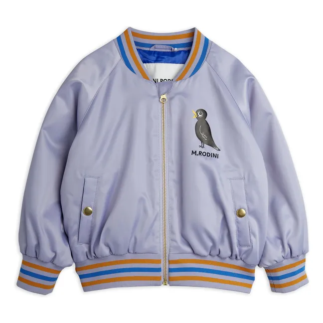 Bomber Birds Fibres Recyclées | 	Lilas