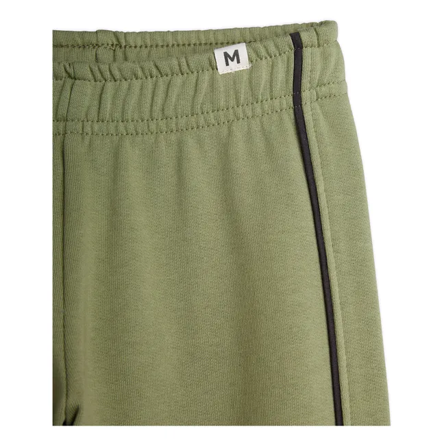 Jogger Plain Bio-Baumwolle | Grün-grau