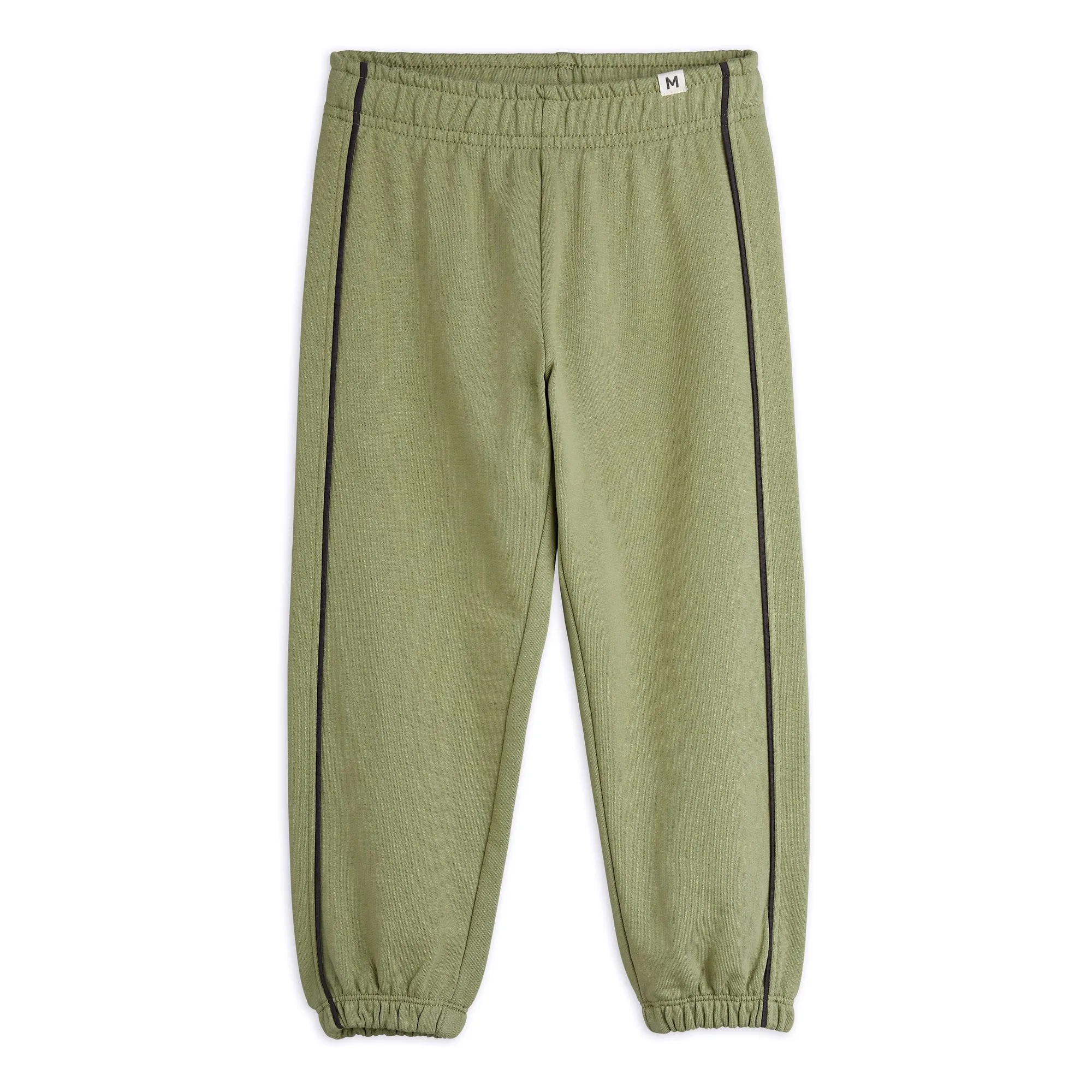 Mini Rodini Verdigris Plain Organic Cotton Joggers