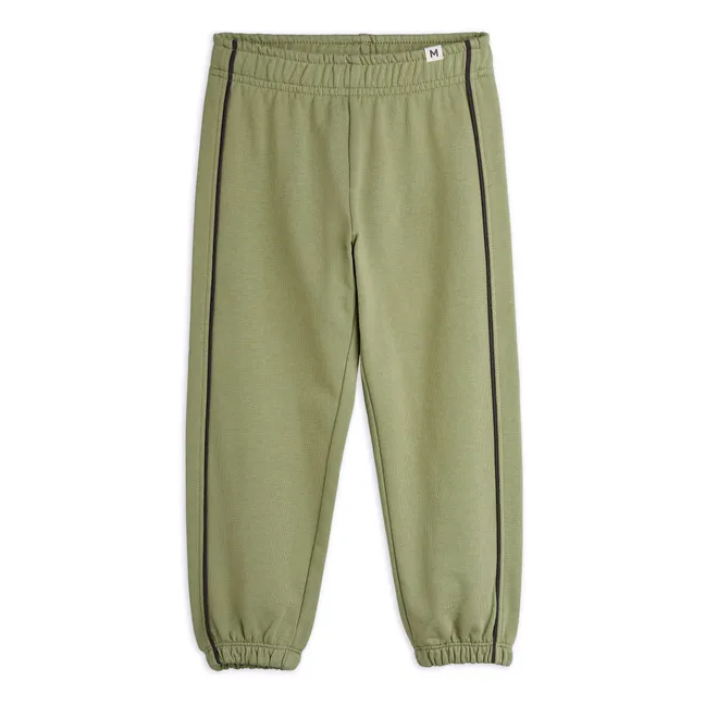 Jogger Plain Coton Bio | Vert de gris