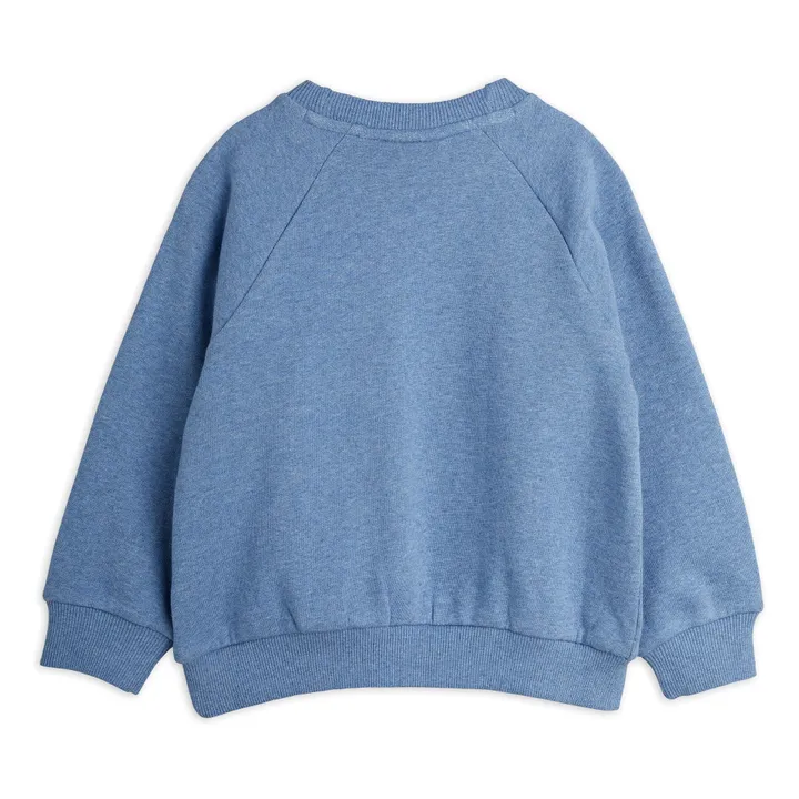 Panther organic cotton sweatshirt | Blue- Product image n°1