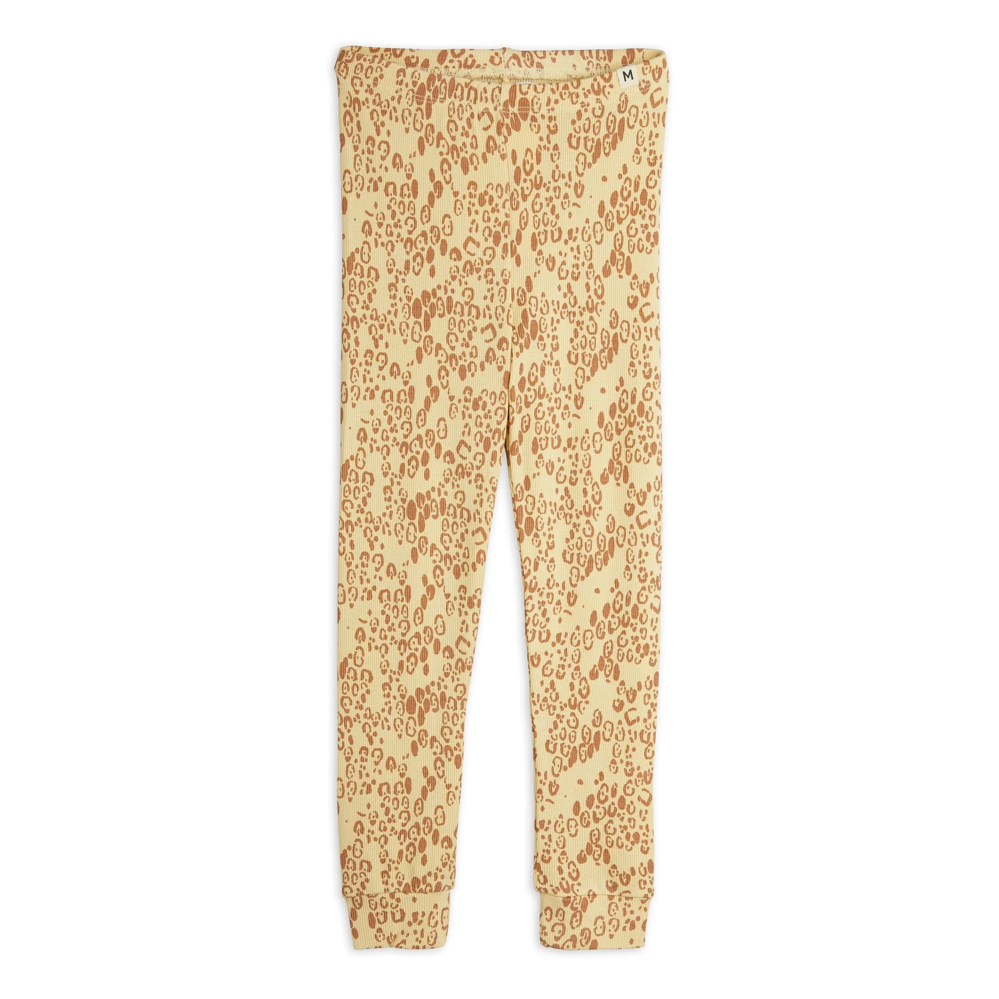 Mini Rodini Beige Leopard Legging