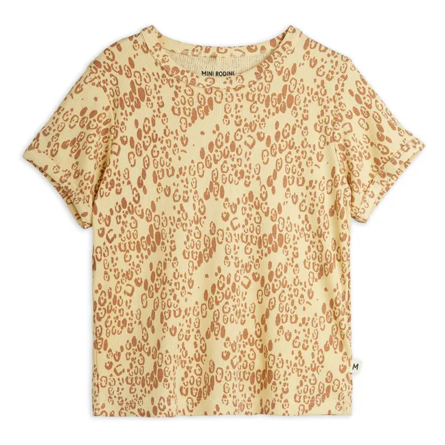 T-shirt Léopard | Beige