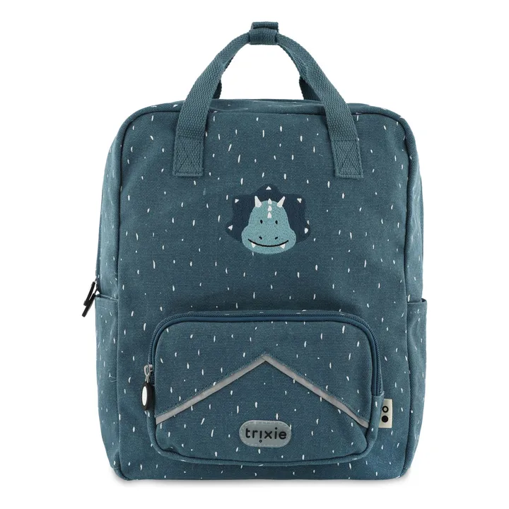 Sac à Dos Grand Format Mr. Triceratops | Bleu gris- Image produit n°0