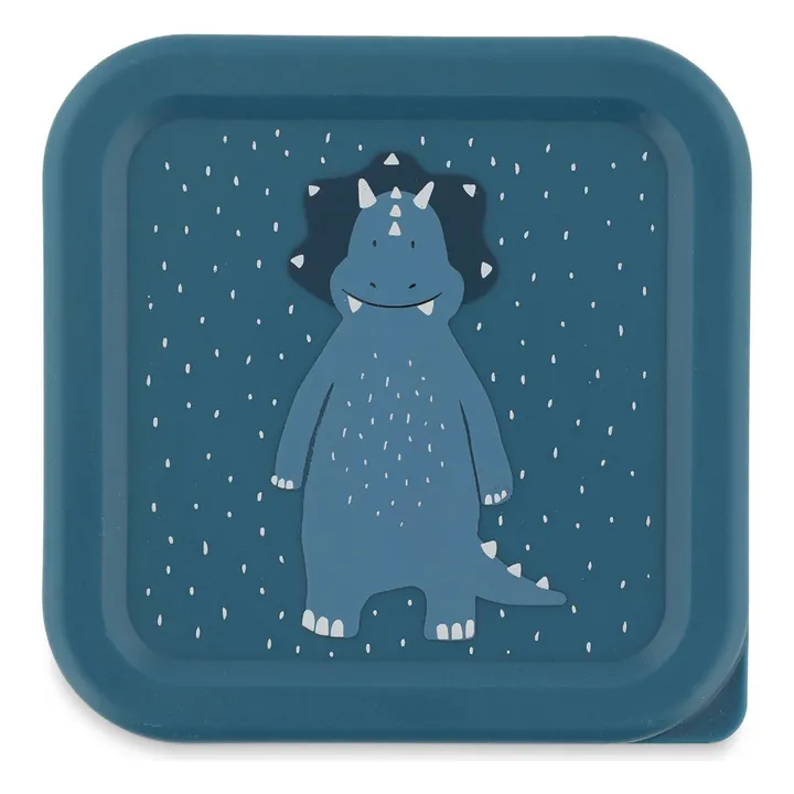 Boîtes à Goûter 3 pièces Mr. Triceratops | Bleu- Image produit n°3
