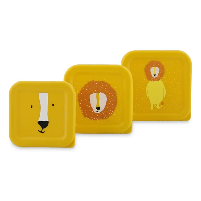 Mr. Lion 3-piece snack boxes