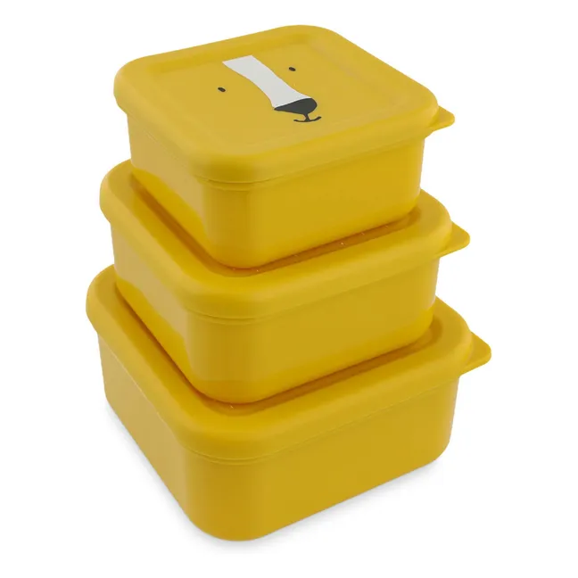 Mr. Lion 3-piece snack boxes