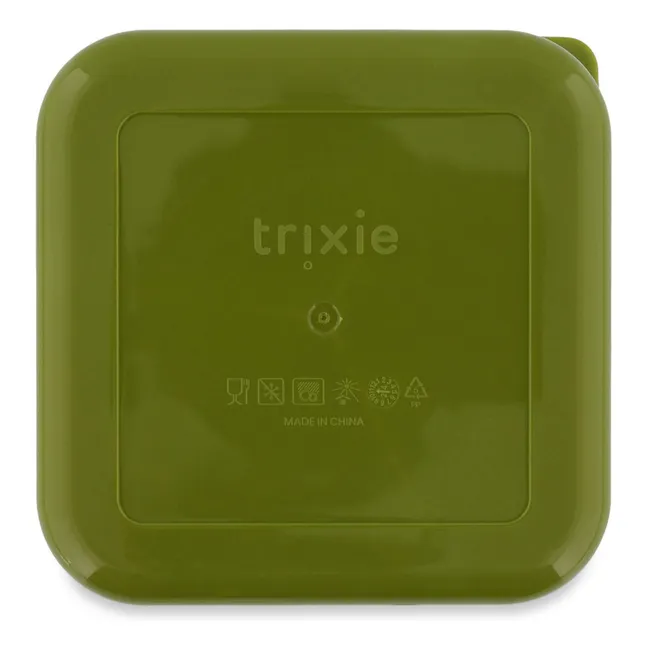 Boîtes à Repas 3 pièces Mr. Dino | Vert kaki