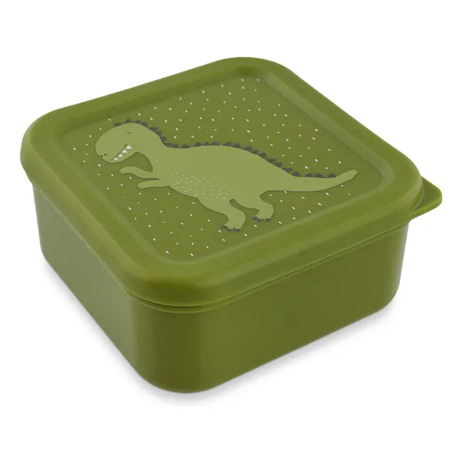 Boîtes à Repas 3 pièces Mr. Dino | Vert kaki