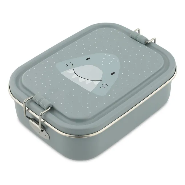 Mr. Shark Small Lunch Box | Grey blue