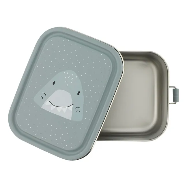 Mr. Shark Small Lunch Box | Grey blue