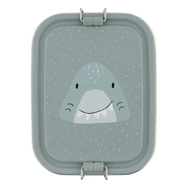 Mr. Shark Small Lunch Box | Grey blue