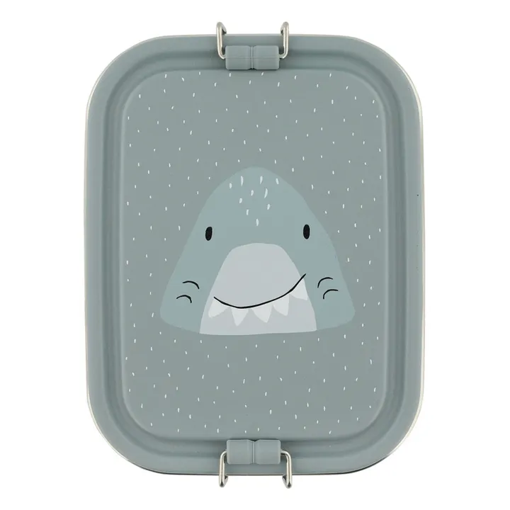 Petite Boîte à Repas Mr. Shark | Bleu gris- Image produit n°0
