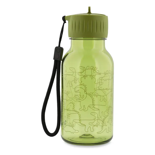 Tritan™ water bottle 350ml Daring Dino | Green