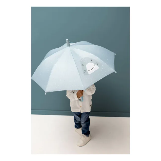 Parapluie Mr. Shark | Bleu gris