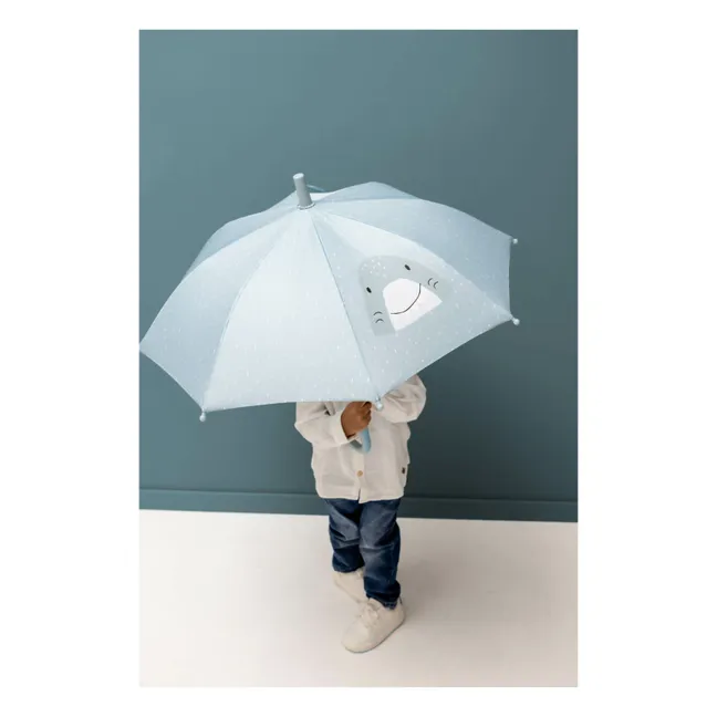 Sr. Paraguas Tiburón | Azul Gris