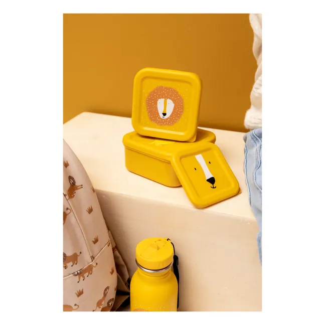 Mr. Lion 3-piece snack boxes