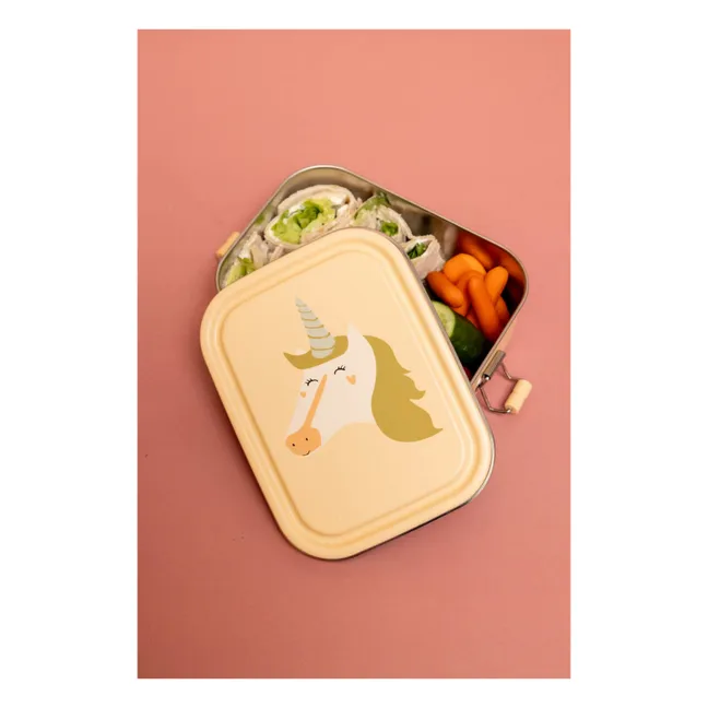 Mrs. Unicorn Small Lunch Box | Apricot