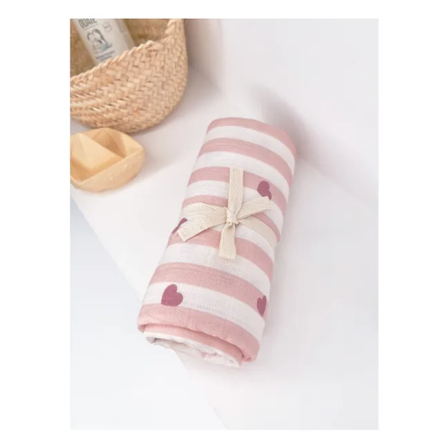 Gaspard swaddling diaper | Pale Pink