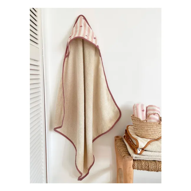 Carré de bain Téa | Rose pâle