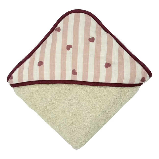 Carré de bain Téa | Rose pâle