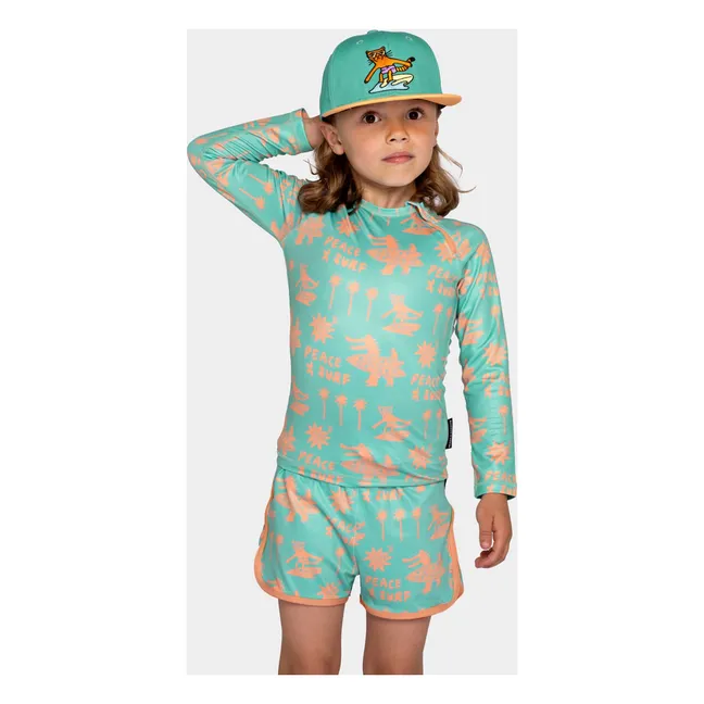 Yaguah Catback Camiseta Protección UV Fibras Recicladas | Verde