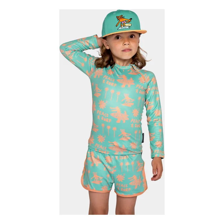 Yaguah Catback Camiseta Protección UV Fibras Recicladas | Verde- Imagen del producto n°1