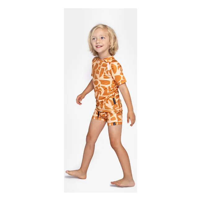 Short de Bain Anti-UV Beach Fibres Recyclées | Orange