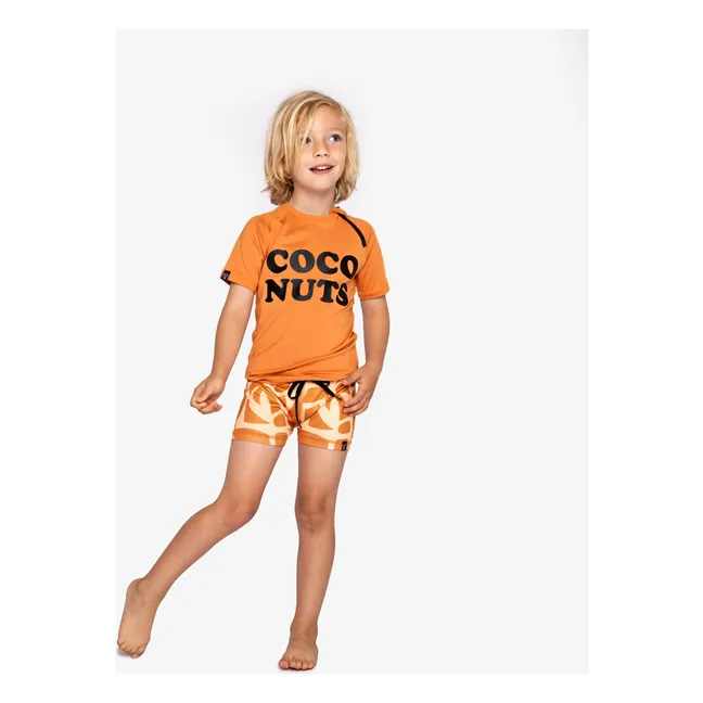 Short de Bain Anti-UV Beach Fibres Recyclées | Orange