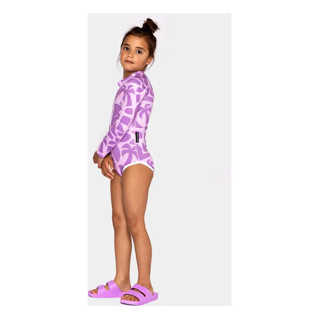 Maillot de Bain Anti-UV Beach Fibres Recyclées | Violet