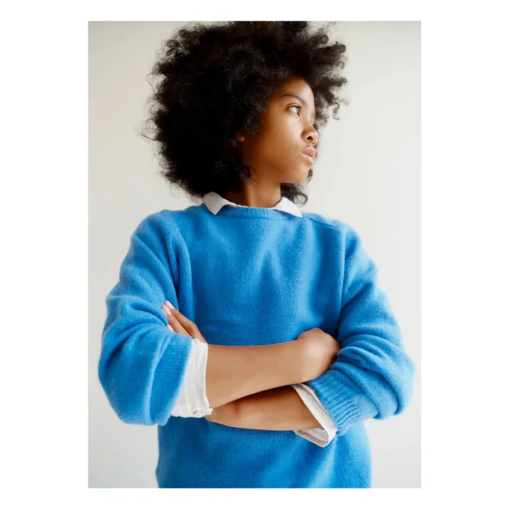 Pull Fennel Cashemire | Bleu- Image produit n°1