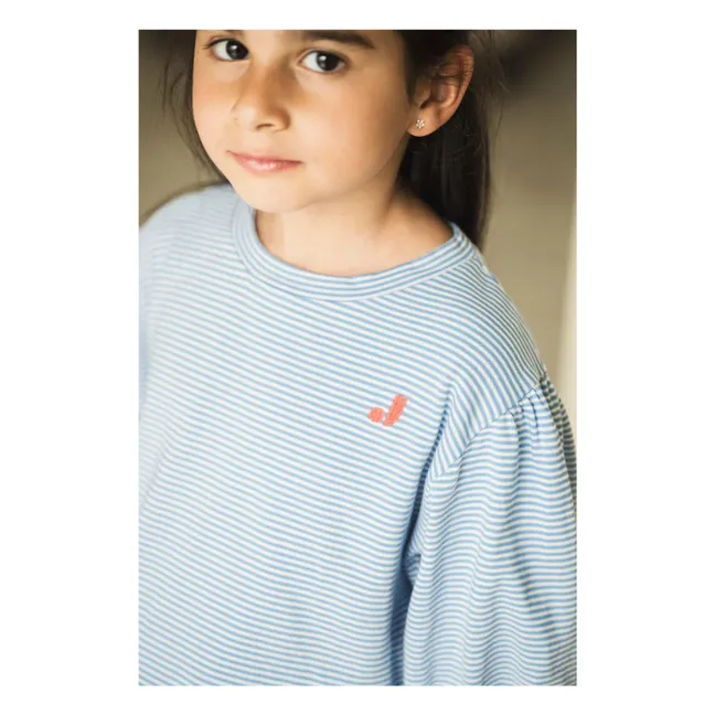 Camicetta Eve in cotone biologico | Azzurro