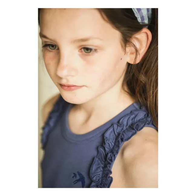 Top Bibi in cotone biologico | Blu notte