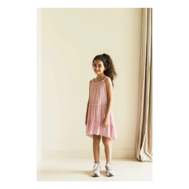 Maddy organic cotton dress | Candy pink