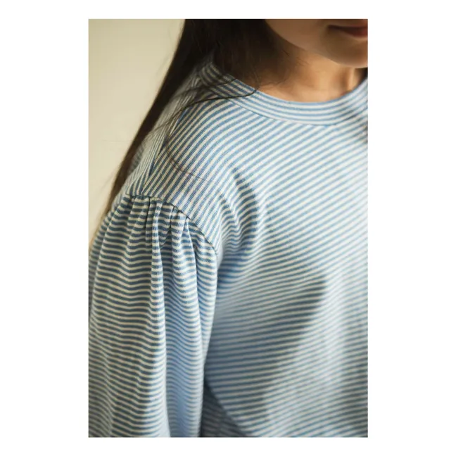 Camicetta Eve in cotone biologico | Azzurro