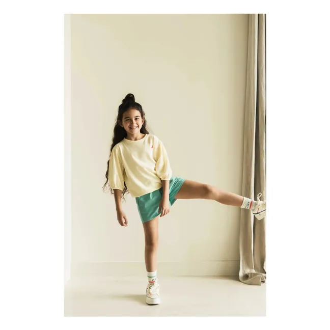 Blouse Eve Coton Bio | Jaune pâle