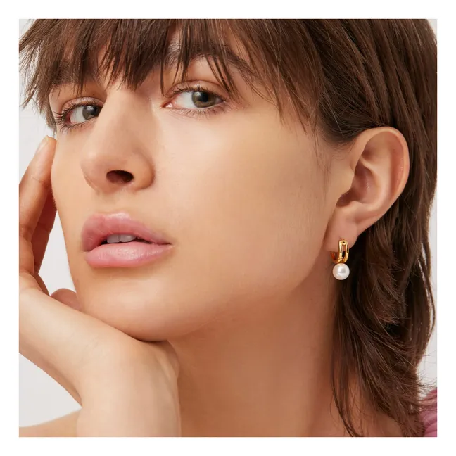 Nova Huggies Earrings | Gold