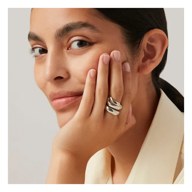 Bague Sées | Argenté