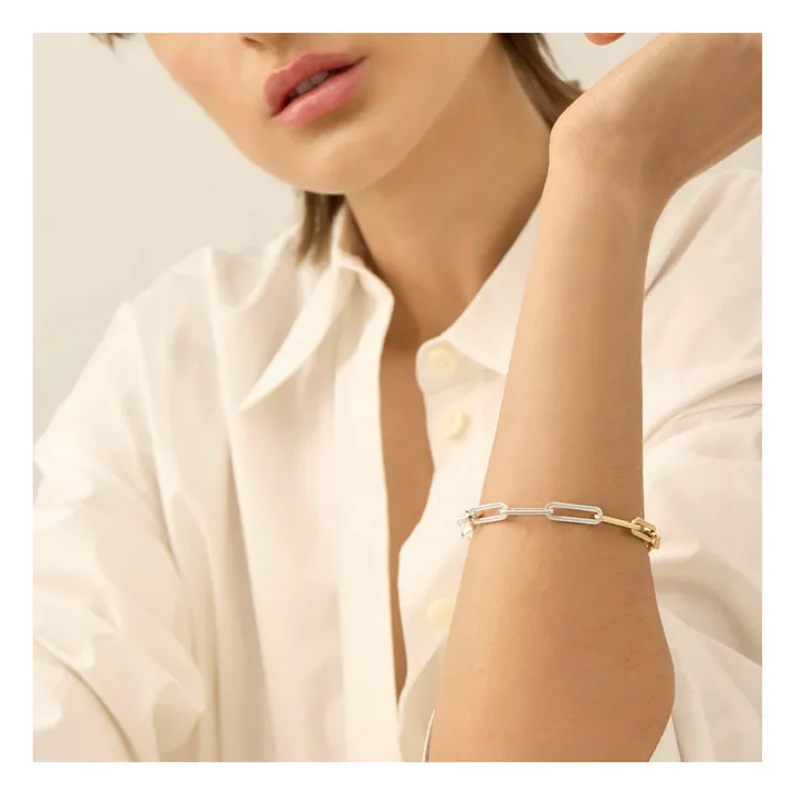 Bracelet Andi Slim | Doré/Argenté- Image produit n°1
